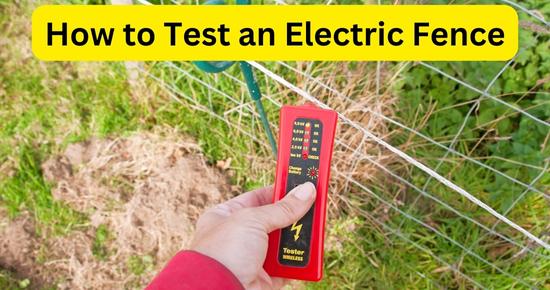 test electric fence