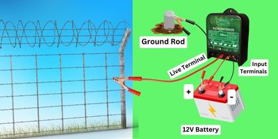 12V battery electric fence