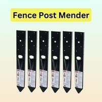 fence post mender to straighten wood post without removing