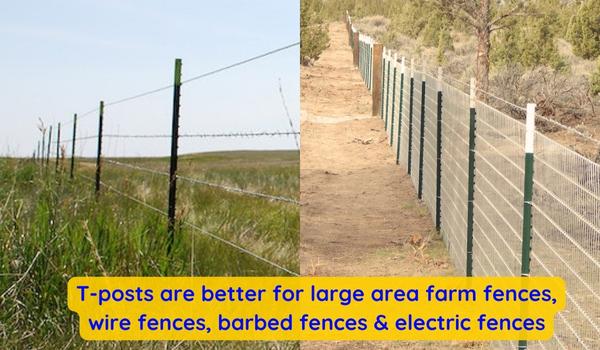 fences that can be installed for T-posts
